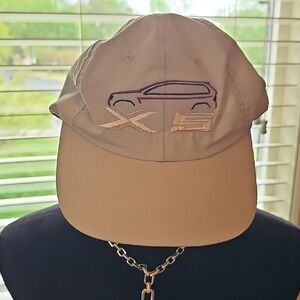 Port Authority Beige Cap with Embroidered Design